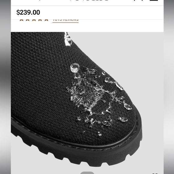 VIIAIA Filipa Round-Toe Stretchy Wool Knee-High Boots, 9.5, worn once, black - Picture 13 of 15